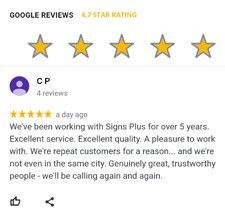 See our Google reviews