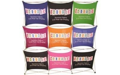 "Collage" Complete Kits (frame hardware with printed fabric graphic) "Collage" Complete Kits (frame hardware with printed fabric graphic)