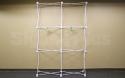 The Velocé Image 2x3 5 foot straight frame hardware includes a tubular metal scissor frame with velcro tabs on hubs and soft nylon carrying bag