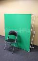 Velocé Image 5ft x 5ft Pop Up Green Screen Backwall makes it easy to look professional - from your home or anywhere!