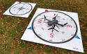 These drone landing pads with compass, wind and aerodrome direction indicators are available in 3 sizes and 2 thicknesses suitable for hobbyist to professional drones