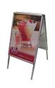 This aluminum a-frame is versatile and durable, for indoor or light outdoor use. 