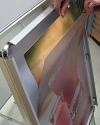 The print protection sheet provides additional protection for your posters from the elements.