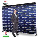 The Formulate 10 foot wide size makes it great for trade show displays or step and repeat logo backdrops