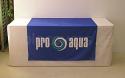 Our custom printed table runners can have your logo or custom colours over the entire runner - including the background at no extra charge