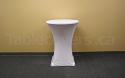 An affordable way to add a clean modern look to standard highboy cocktail tables - usually in stock and ready to ship
