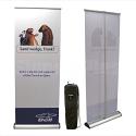 Barracuda 800 Complete Kit includes the frame hardware, padded carrying bag and printed banner