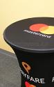 The sleek cool shape gives spectacular branding for trade shows, retail displays, cocktail parties and corporate social events