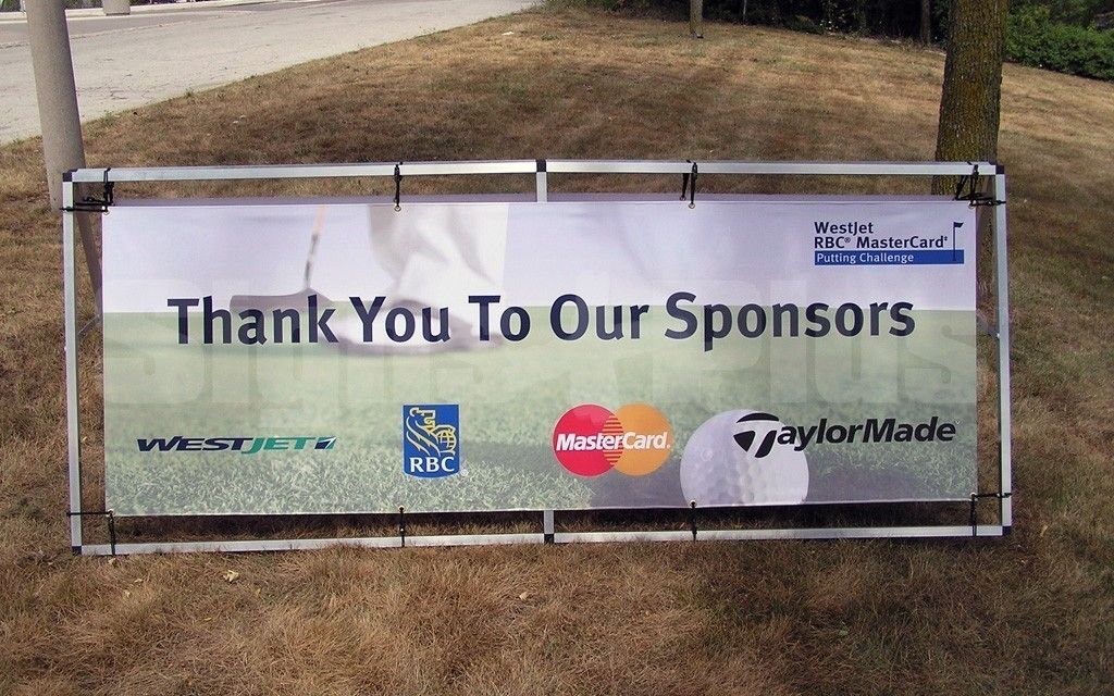 Monsoon Portable Billboard Banner Frame Printed Banner Only