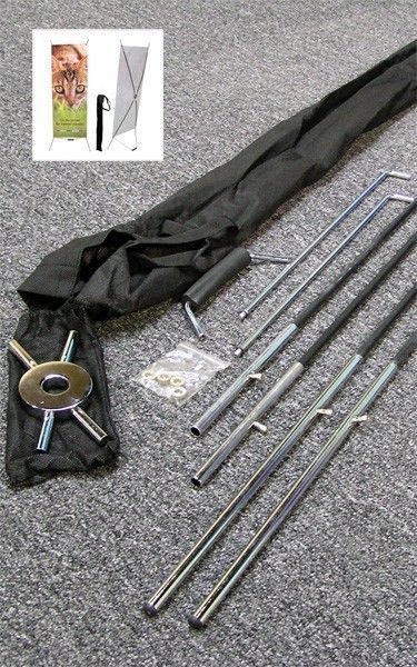 Frame Hardware for Spring X spring back x-frame banner stand
