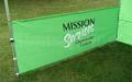Half Height 10' wide Wall (single-sided) for "Event Tent" - all custom printed