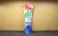 "LightWave II"  Curved Tower Tension Fabric Display - Complete Kit (frame hardware with printed fabric graphic) 