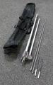 Adjust X Adjustable Spring Back Banner Stand x-frame, hardware & soft bag ONLY (optional 25″w x 70.5″h or 36″w x 65″h banner) 