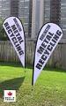 Promo Flag 10 ft Teardrop Flag - Kit