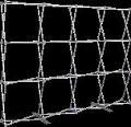 “FabPop 4x3” 10 Foot wide Straight Tension Fabric Display - Frame Hardware Only with Case 