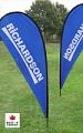 Promo Flag 15 ft Teardrop Flag - Kit