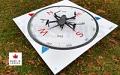 Drone Take-Off & Landing Pad 36” x 36” Pro model with safety directional indicators