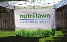 Full Height 10' wide Wall (single-sided) for Event Tent - all custom printed