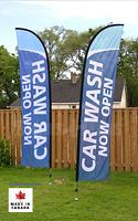 Promo Flag 12 ft Feather Flag - Kit