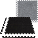 Anti-Fatigue Portable Carpet Tiles - 10' x 10' area Anti-Fatigue Portable Carpet Tiles - 10' x 10' area