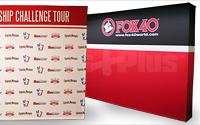 “FabPop” 10 ft wide Straight Tension Fabric Backwall Display (118.375”w x 90”h x 12”d)