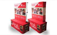 "FabPop 2x2" 5 foot wide (60"w x 60"h) Straight Tension Fabric Pop-Up Display - Complete Kit (frame with printed graphic)  "FabPop 2x2" 5 foot wide (60"w x 60"h) Straight Tension Fabric Pop-Up Display - Complete Kit (frame with printed graphic)