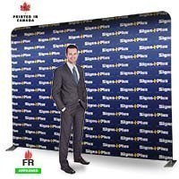 “Formulate” 10 ft wide Straight Tension Fabric Backwall Display (123”w x 89.25”h x 17.75”d) “Formulate” 10 ft wide Straight Tension Fabric Backwall Display (123”w x 89.25”h x 17.75”d)