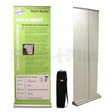 "Orient 800" Roll Up Banner Stand COMPLETE KIT: with frame hardware, case and printed banner "Orient 800" Roll Up Banner Stand COMPLETE KIT: with frame hardware, case and printed banner