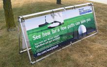 Monsoon Indoor / Outdoor Portable Banner Frame Billboard Kit (frame hardware with printed banner) Monsoon Indoor / Outdoor Portable Banner Frame Billboard Kit (frame hardware with printed banner)