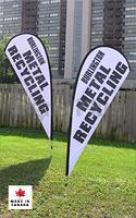 Promo Flag 10 ft Teardrop Flag - Kit Promo Flag 10 ft Teardrop Flag - Kit