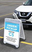 Simpo Sign II Molded Plastic A-Frame Sandwich Board (printed sign panels optional) Simpo Sign II Molded Plastic A-Frame Sandwich Board (printed sign panels optional)