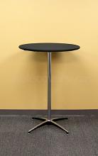 Black 30" Round Basic Plain Unprinted Spandex Cocktail Table Topper Cap Black 30" Round Basic Plain Unprinted Spandex Cocktail Table Topper Cap