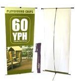 ibanner920 35"x78.75" spring-back banner stand