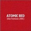 Atomic Red Premium Polyester Knit Fabric - like Pantone PMS 200C