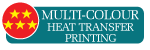 Multi colour heat transfer printing