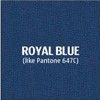 Royal Blue Premium Polyester Knit Fabric - like Pantone PMS 647C